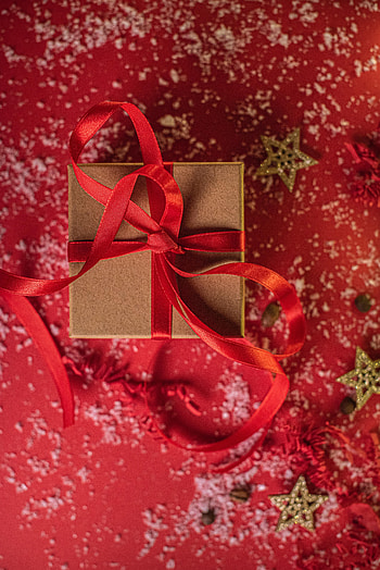 Holidays, New Year, Christmas, Box, Present, Gift, Tape HD phone wallpaper
