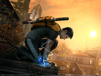 Infamous 2, adventure, infamous, action, fighting, video game, hero HD wallpaper
