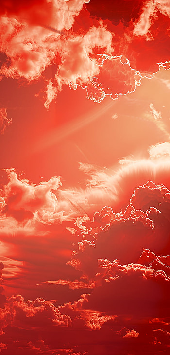 Sky on Fire HD phone wallpaper