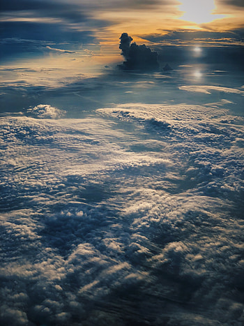 Landscape, Nature, Clouds, Flight, High, Above The Clouds HD phone wallpaper