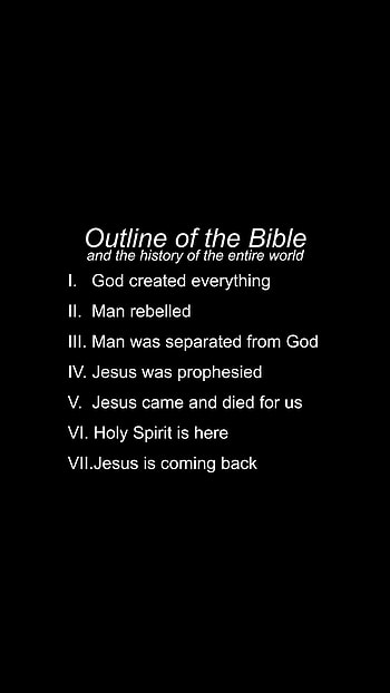 Outline of the Bible, Holy Spirit, Lord, Jesus, Christian, God, Biblical HD phone wallpaper