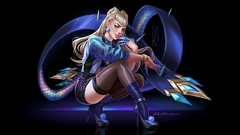Fantasy girl, blue, koti komori, fantasy, blonde, girl HD wallpaper