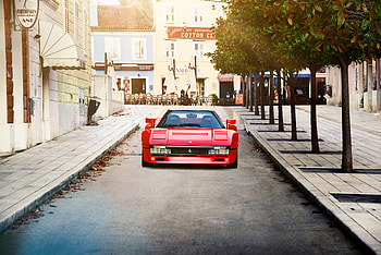 Ferrari 288 Gto In Red Front Look , ferrari-288-gto, ferrari, cars, behance HD wallpaper
