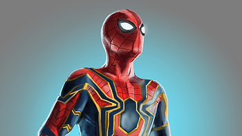 iron Spiderman, spiderman, superheroes, artwork, digital-art, art, artstation HD wallpaper