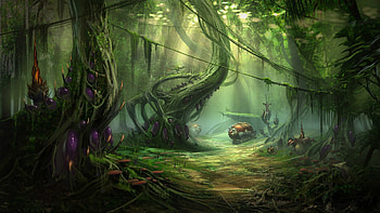 nature jungle forest planets fantasy art alien landscapes alien Best ,Top , for HD wallpaper