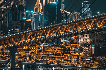 Cities, Architecture, City, Building, Bridge, Megapolis, Megalopolis HD wallpaper