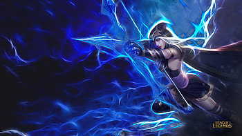 Ashe, League of Legends HD wallpaper