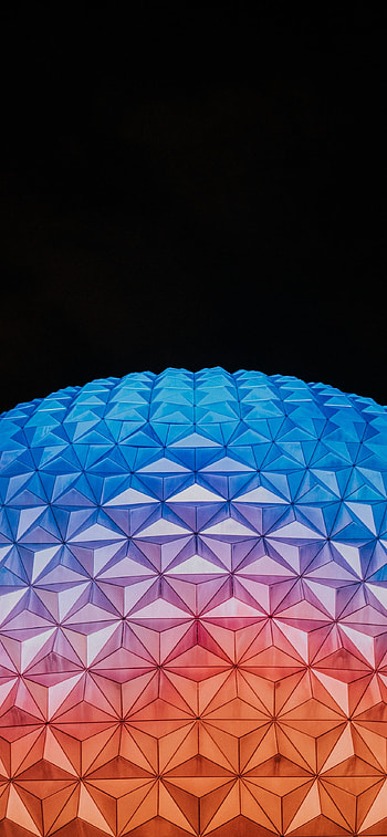 Epcot Park, Spaceship Earth, , Modern architecture HD phone wallpaper