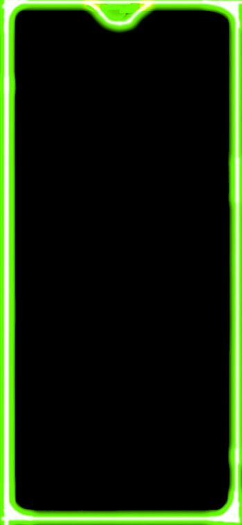 Contorno verde neón HD phone wallpaper