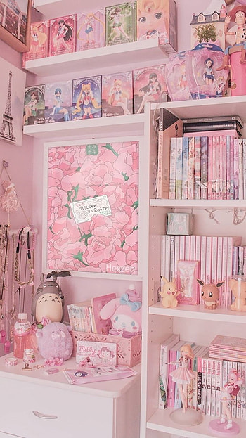 Pink Aesthetic, Girly Room HD phone wallpaper