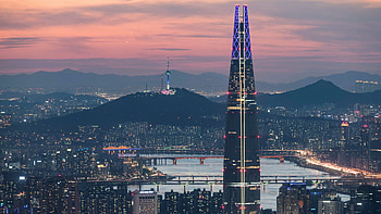 Lotte World Tower, Seoul (Korea) HD wallpaper