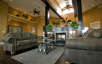 Miscellanea, Miscellaneous, Sofa, Furniture, Living Room, Fireplace HD wallpaper