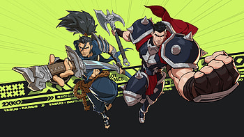 Epic Yasuo vs Darius Ultra, video game, 2XKO, Yasuo (League Of Legends), Darius (League Of Legends) HD wallpaper