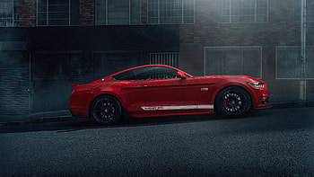 2021 Ford Mustang 50 Gt Race Red , ford-mustang, ford, 2021-cars, cars, behance, artist, artwork, digital-art HD wallpaper