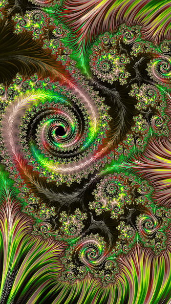 Fractal Art Trippy Psychedelic Background for Smart, Abstract, fractal HD phone wallpaper