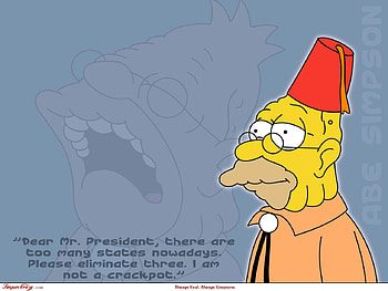 The Simpsons, Tv Show, Grampa Simpson HD wallpaper