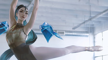 Kaisa Kda Ballerina Dance , kda, kaisa-league-of-legends, league-of-legends, games HD wallpaper