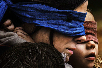Bird Box, Post-apocalyptic thriller, Suspenseful storyline, Gripping tension HD wallpaper