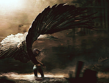 told ja i could fly, gone, broken, how could u, angel, mean HD wallpaper