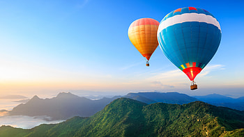 Hot Air Balloon , air-balloon, nature, colorful HD wallpaper
