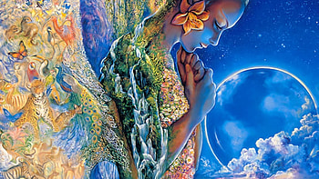 Josephine Wall, Planet of animals, Sadness and beauty, Women's empowerment HD wallpaper
