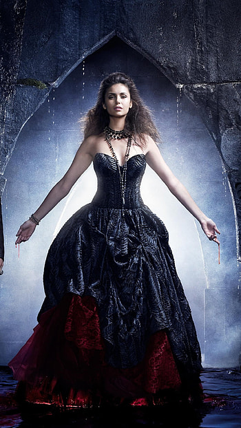 Nina Dobrev, Vampires HD phone wallpaper