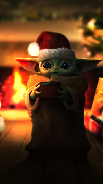 Baby Yoda Christmas, Merry Christmas HD phone wallpaper