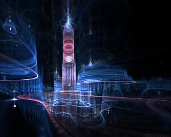 TRANSMISSION II, technology, fan art, city, transmission HD wallpaper