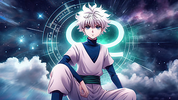 Killua Zoldyck, anime, artwork, digital-art, art, ai, artist, deviantart HD wallpaper