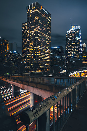 Cities, Architecture, Building, Night City, City Lights HD phone wallpaper