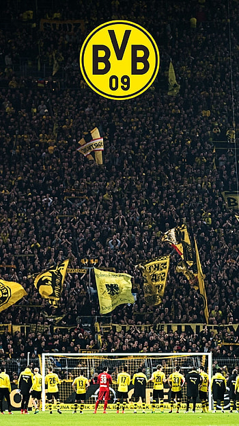 Borussia Dortmund, , Backgrounds, Sports team HD phone wallpaper