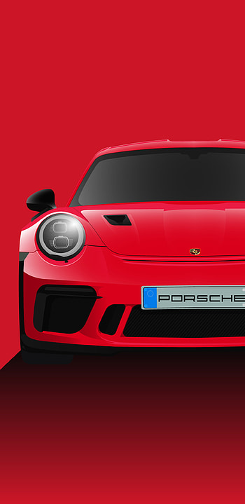 Porsche illustration by suman094, vehicle, Porsche HD phone wallpaper