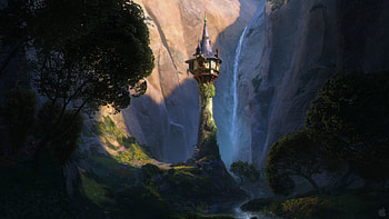 tangled, tower, background, , rapunzels, animated, . HD wallpaper