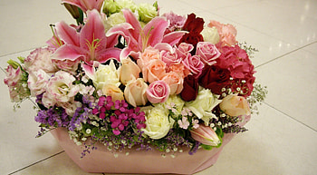 * Bouquet for Inspi *, bouquet, roses, soft, flowers, gift HD wallpaper