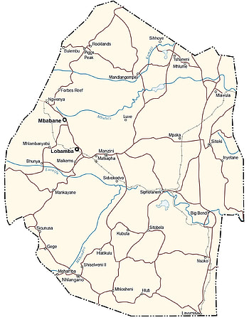 Eswatini travels, Eswatini map, GIS geography, map gis HD phone wallpaper