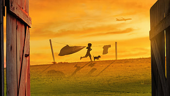 Footprints Of Laughter The Joyful Run Of Childhood, running, artist, artwork, digital-art HD wallpaper