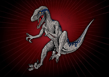 Velociraptor Mesozoic art, Dinosaur art prints, South Africa, Paleontological masterpiece HD wallpaper