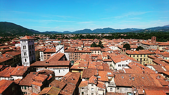 Map of Lucca, Erasmus blog, Italian city, travel guide HD wallpaper