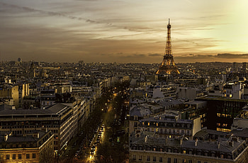 Paris Skyline, Travels, Night cityscape, Romantic charm HD wallpaper