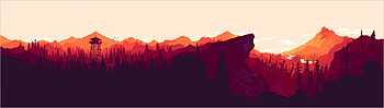 Dual Monitor Rust. Dual monitor , Dual screen , Firewatch, Dual Monitor Aesthetic HD wallpaper