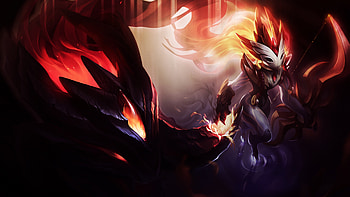 Shadowfire Kindred, Fan arts, League of Legends HD wallpaper