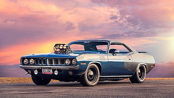 Barracuda 1971, Hemi 'Cuda HD wallpaper