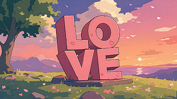 Sunset Love — HD wallpaper