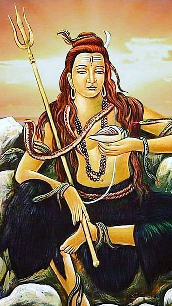 Lord Shiva Live, Lord Shiva, Painting HD phone wallpaper