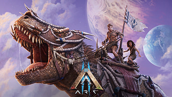 Epic ARK 2 with Dragon and Warriors, video game, ark 2 HD wallpaper
