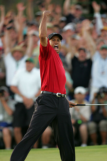 2005 Masters Golf Tournament, Tiger Woods HD phone wallpaper