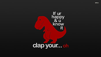 Humor, Dinosaur HD wallpaper