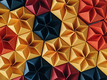 Paper art, pattern, shape HD wallpaper