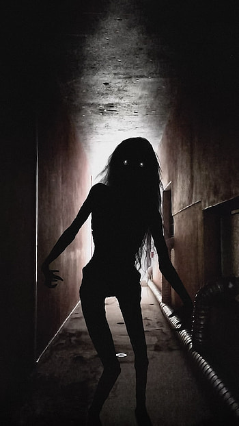 Ghost, Black Shadow Ghost, Horror HD phone wallpaper