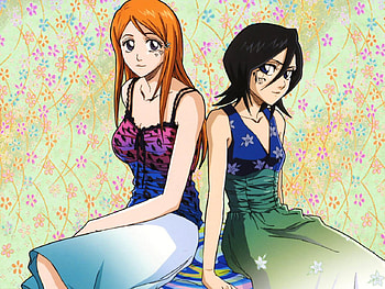 Friends, bleach, rukia, orihime HD wallpaper